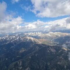 Flugwegposition um 14:34:18: Aufgenommen in der Nähe von St. Oswald-Möderbrugg, Österreich in 2993 Meter